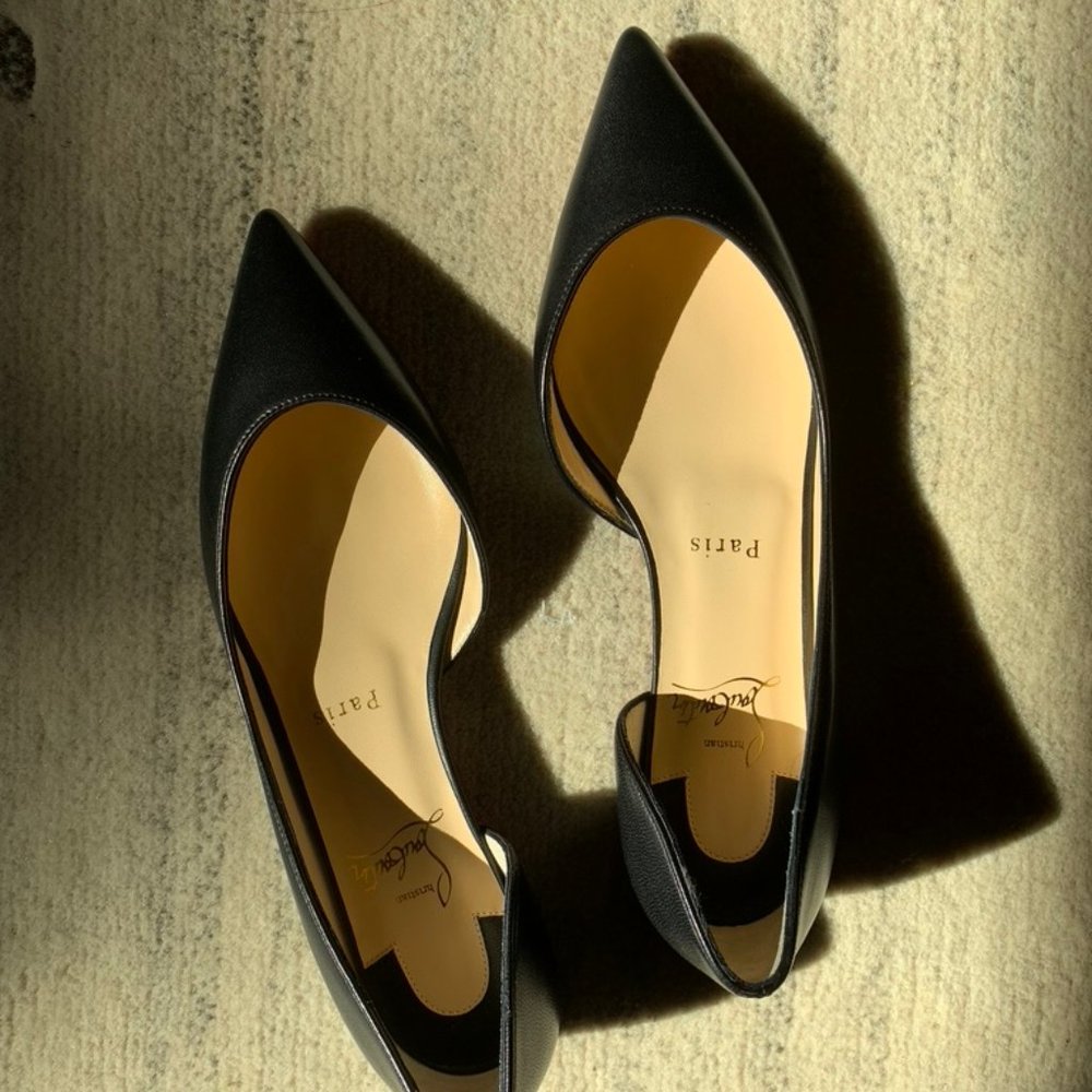 Christian Louboutin Black Flats size 36 (NWT)